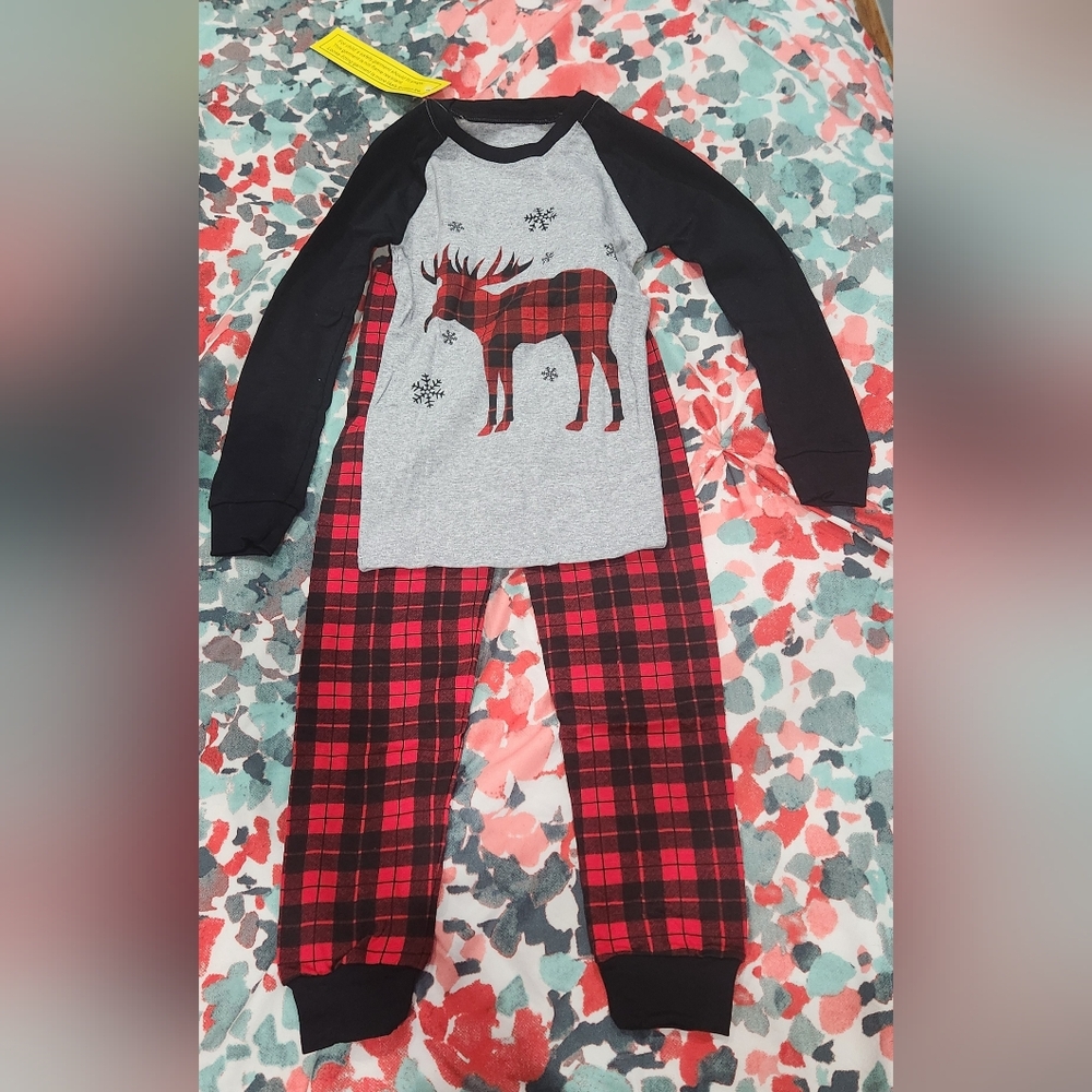 Dolphin& Fish Toddler Boys Cotton Long Sleeve Pajamas